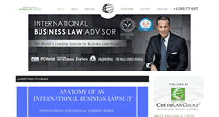 Desktop Screenshot of internationalbusinesslawadvisor.com